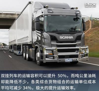 合規(guī)可拉60噸，備受青睞的“雙掛列車”為何在中國(guó)全面普及為時(shí)過早？